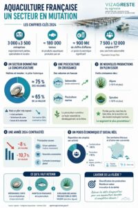 Aquaculture en France : chiffres clés, production et enjeux de la filière