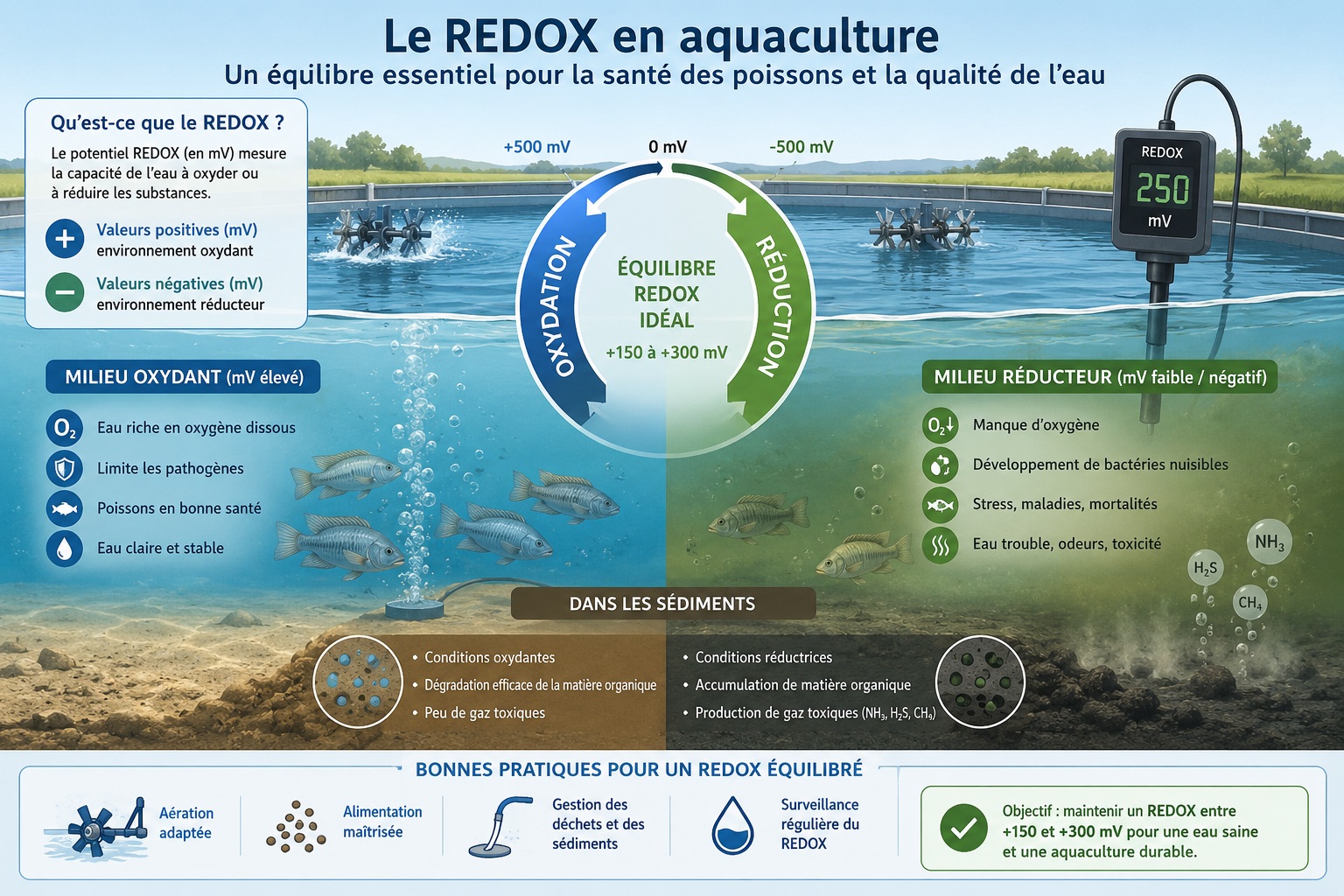 potentiel Redox ORP aquaculture-france